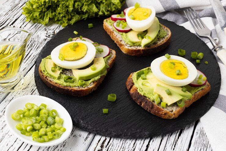 Egg and Avocado Sandwiches